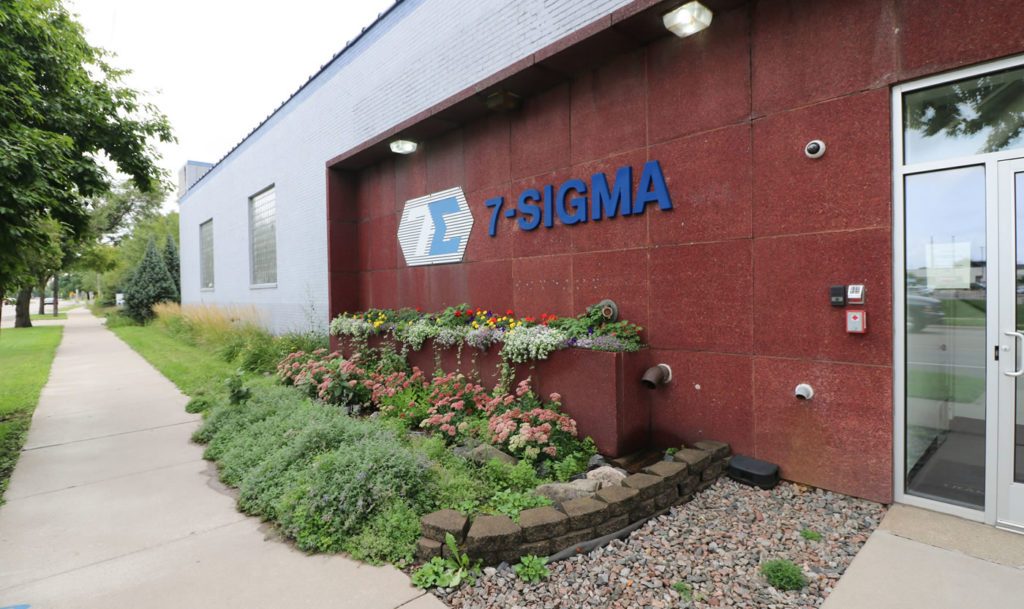 The building entrance at 7-SIGMA.
