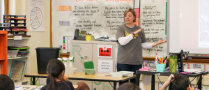 Environmental educator Jenny Schaust