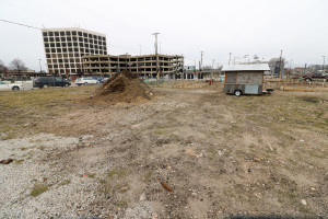 The future location of the Green Fourth biofiltration area.