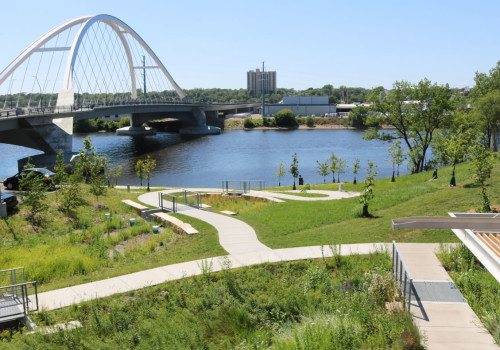 The MWMO Stormwater Park and Learning Center backyard.