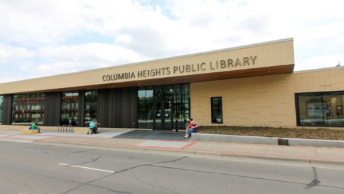 The front of the Columbia Heights Library.