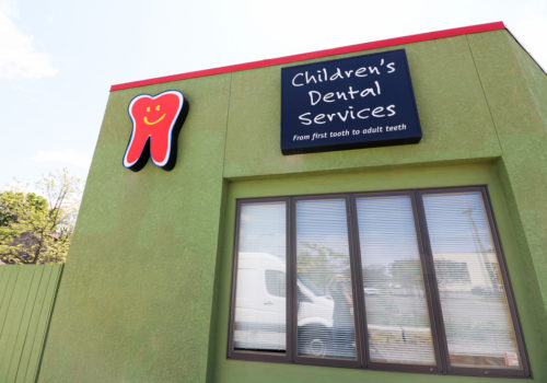 Children's Dental Services building sign