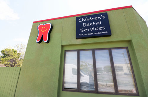 Children's Dental Services building exterior.