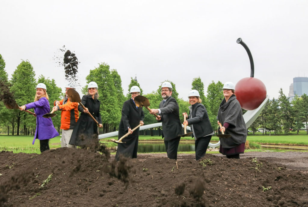 Project partners at the groundbreaking ceremony on May 10, 2016.