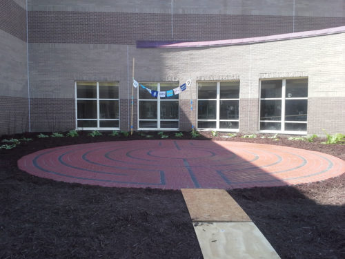The Terry Labyrinth at Marcy Open Elementary School.