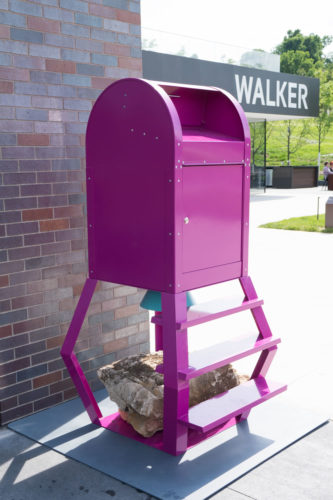 The lichen mailbox.