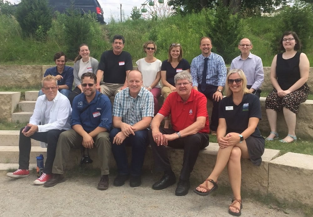 Participants in the first Cedar-Riverside stormwater management workshop in June 2018.