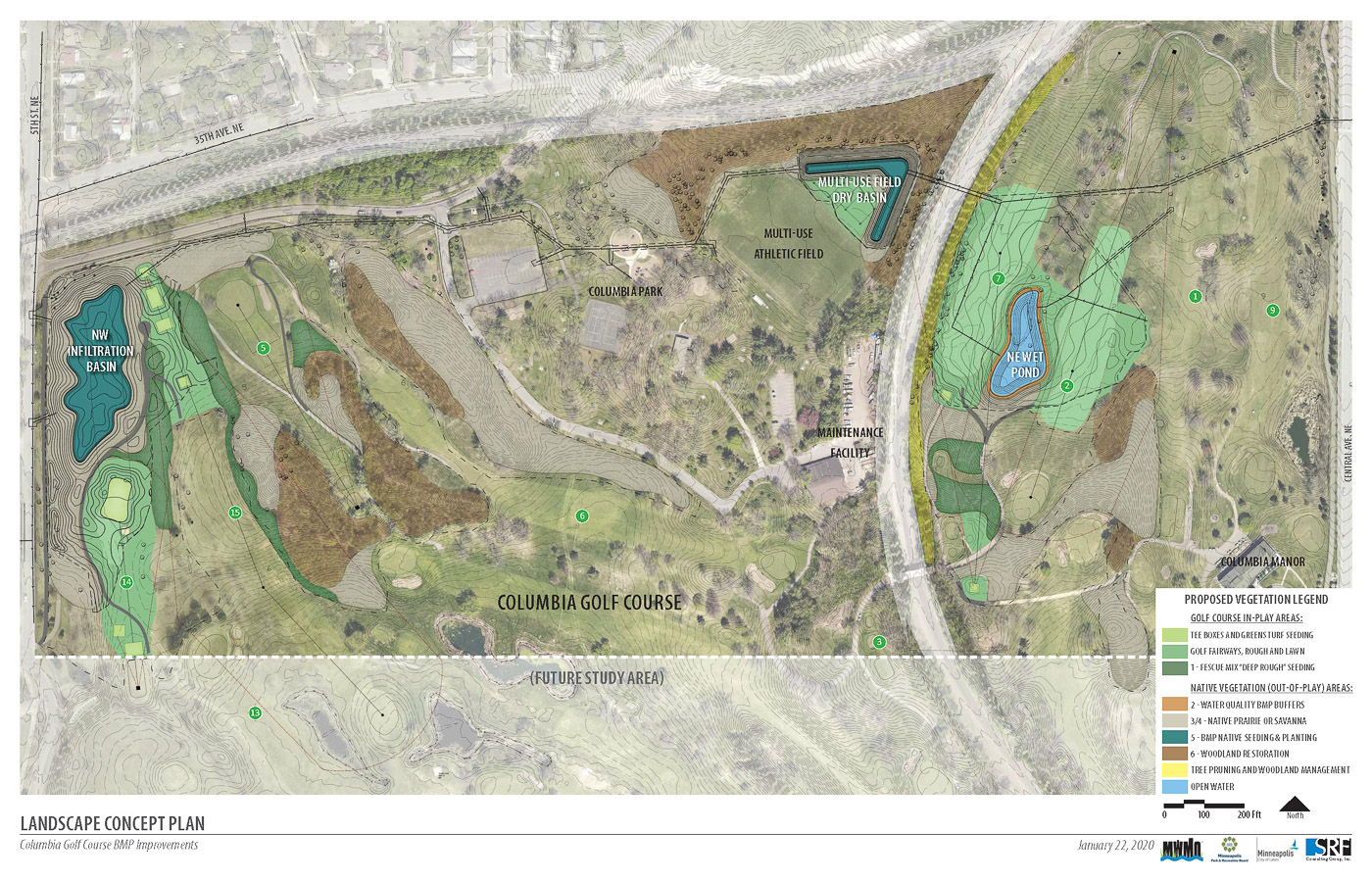 Columbia Golf Course Concept Plan