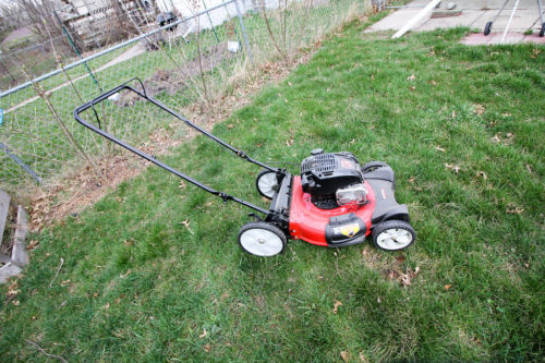 Keep clippings on the lawn to fertilize over the course of the season.