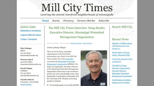 Mill City Times screen shot.