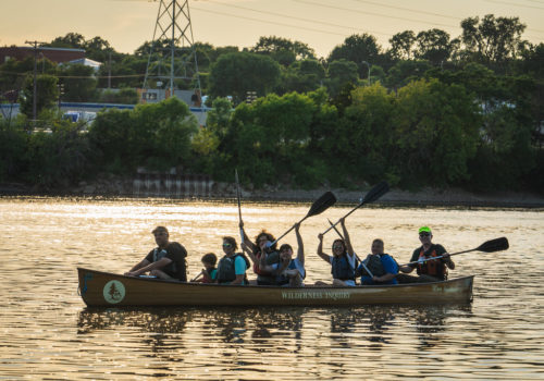 Paddlers at Share the River Nordeast