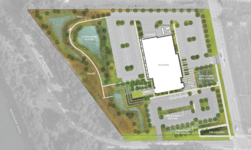 Xcel Energy Marshall Operations Center Site Rendering