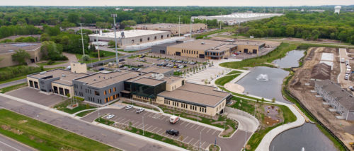 Fridley Civic Campus Aerial View