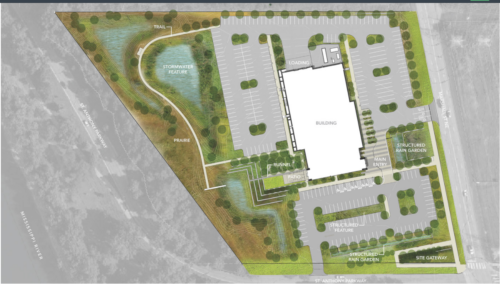 Xcel Energy Marshall Operations Center Landscape Plan Concept
