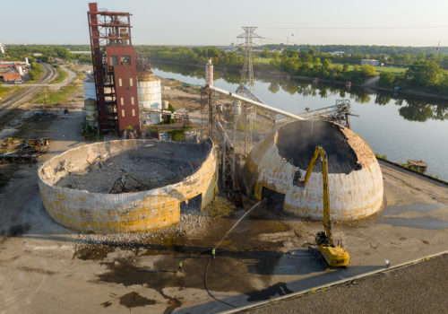 Upper Harbor Terminal Dome Demolition