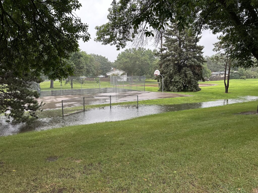 Flooding at Sylvan Hills Park